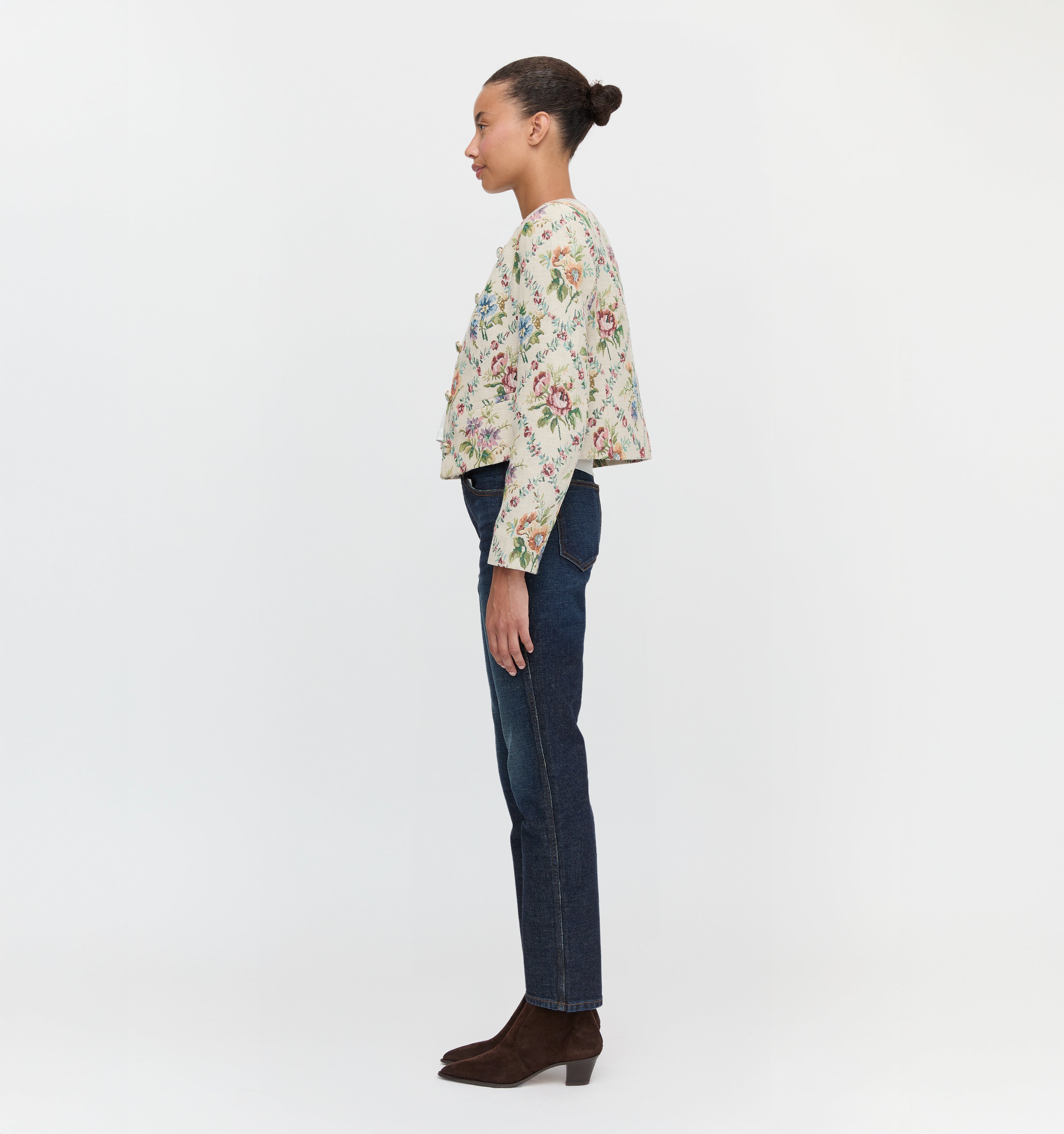 The Virginia Jacket - Tapestry Trellis Brocade