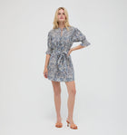 The Zinnia Mini Dress -  Chedworth Paisley Blue