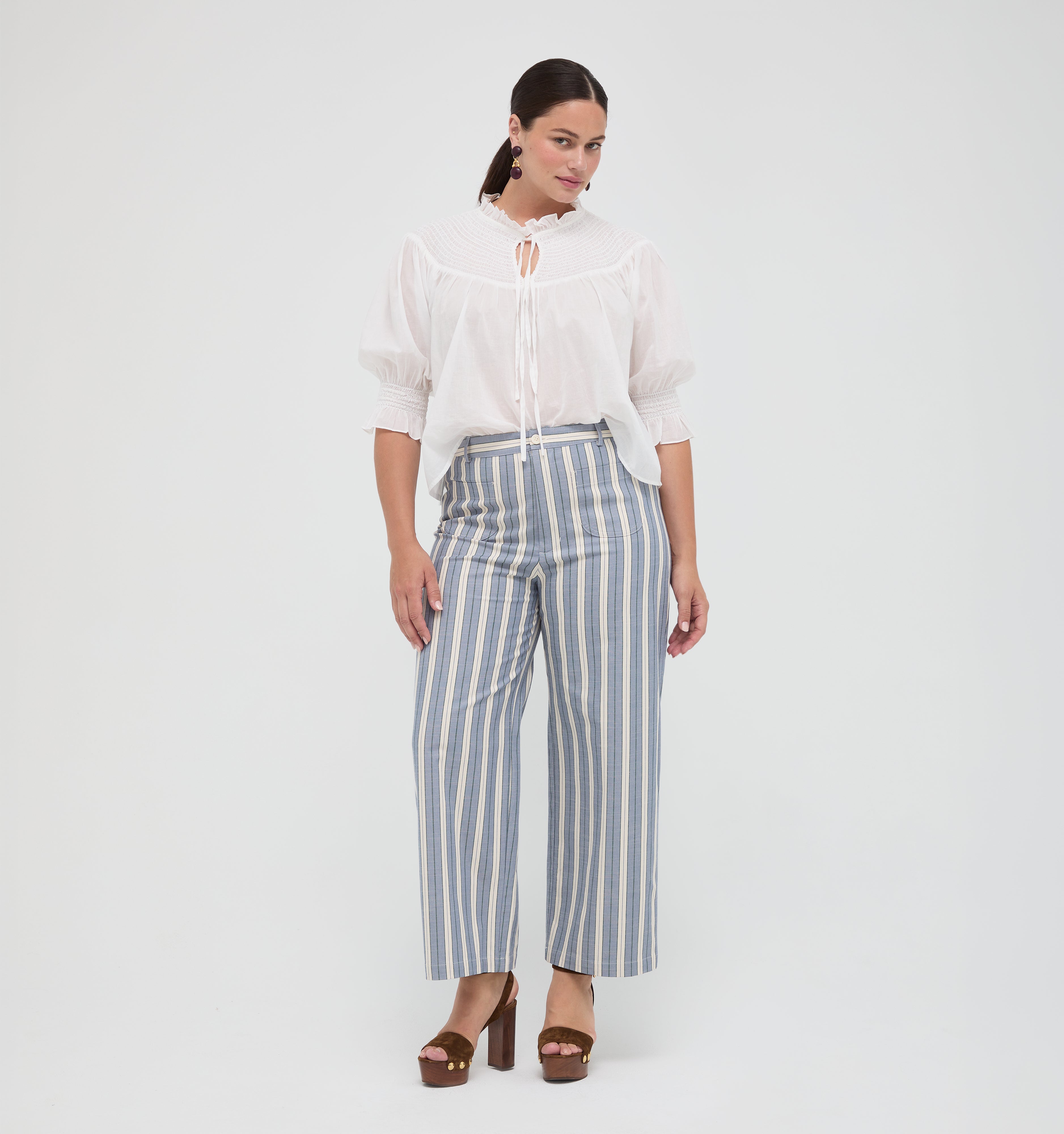 The Zinnia Top -  White