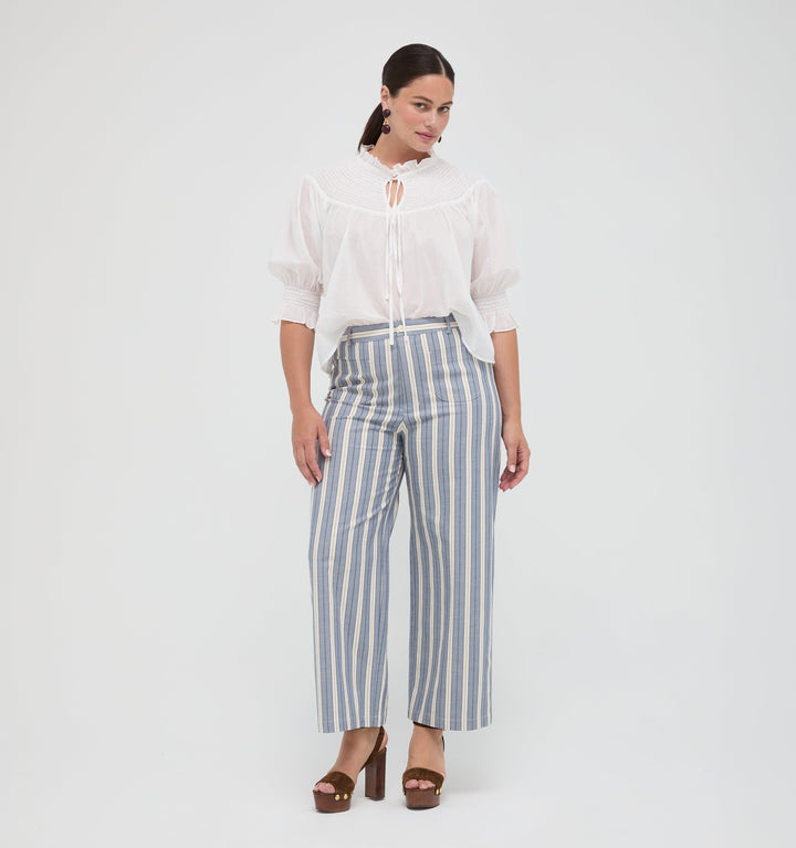 The Zinnia Top -  White