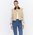 The Clarisse Jacket - Khaki Canvas