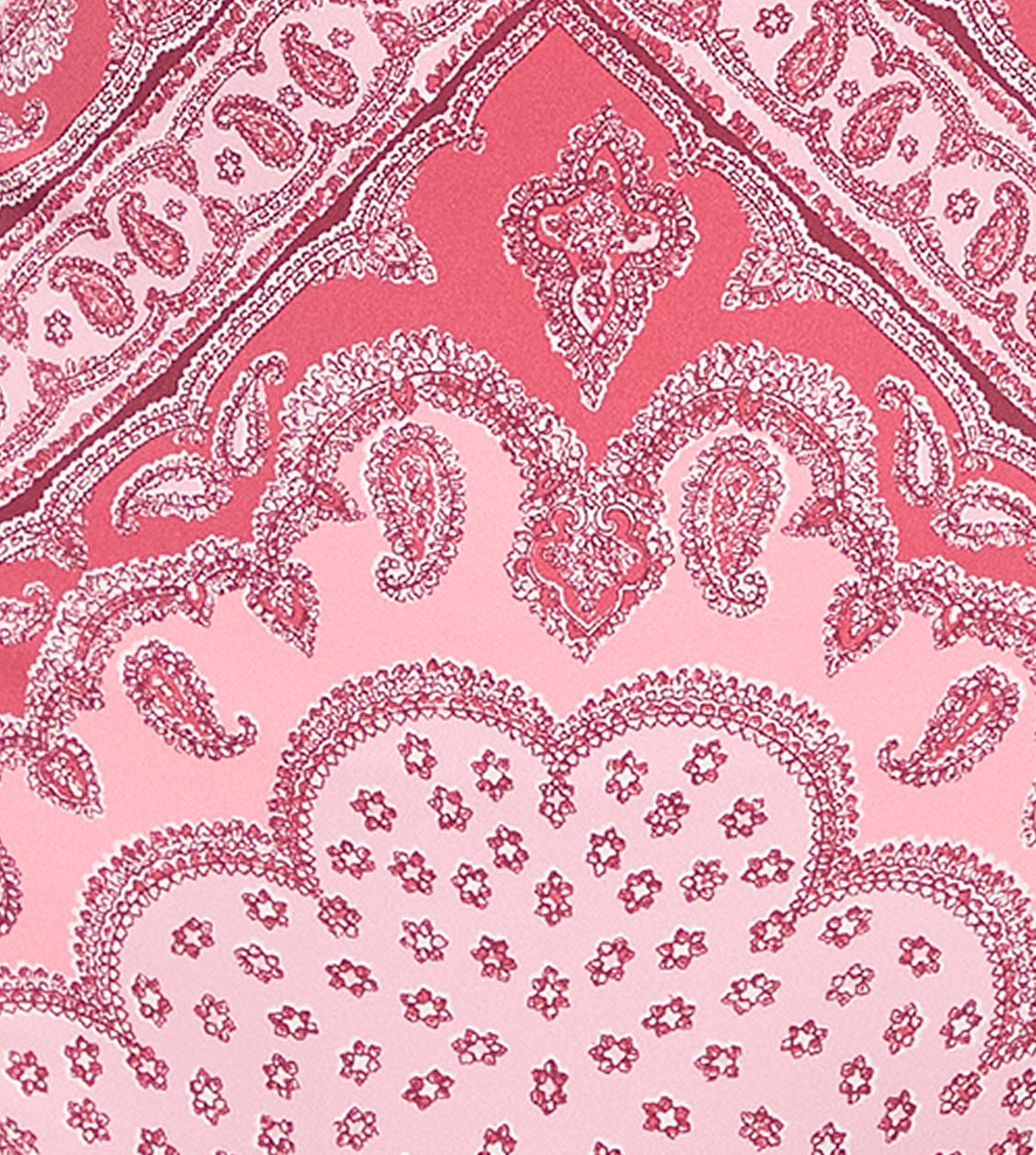 The Zuri Swim Skirt - Berry Paisley Scarf