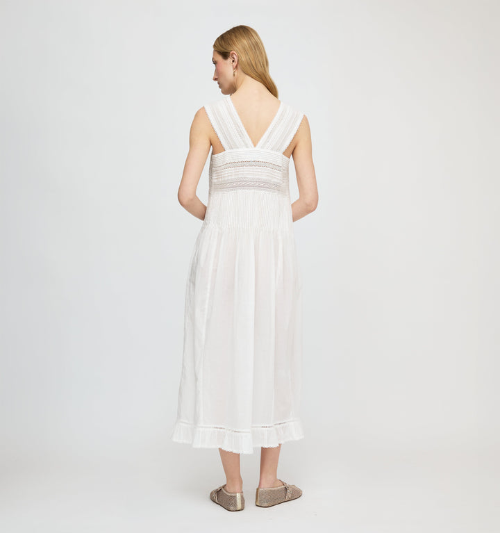 The Lorelai Nightgown - Ivory Washed Voile