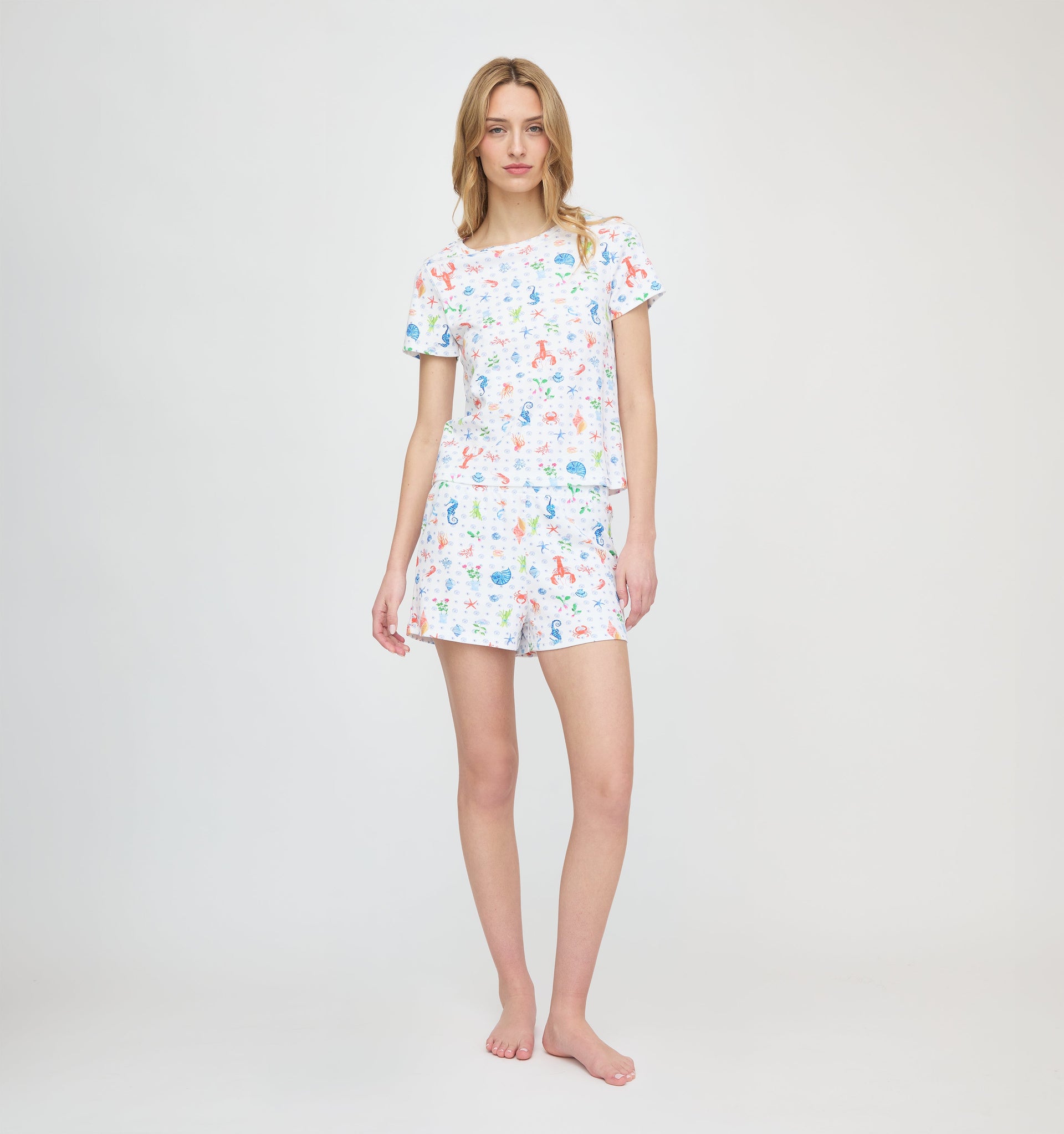 The Nina Pajama Set - Nantucket Seas