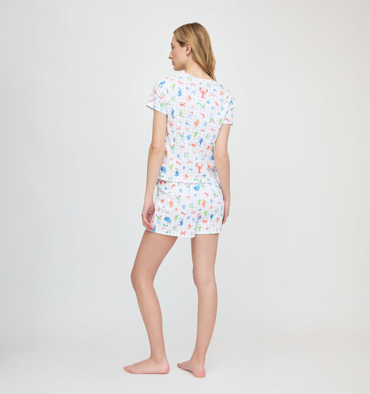 The Nina Pajama Set - Nantucket Seas