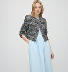 The Virginia Jacket - Black Tapestry Fleur Brocade