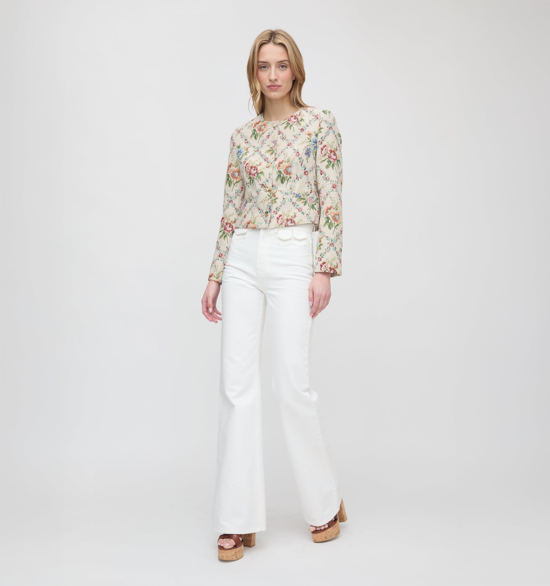 The Virginia Jacket - Tapestry Trellis Brocade