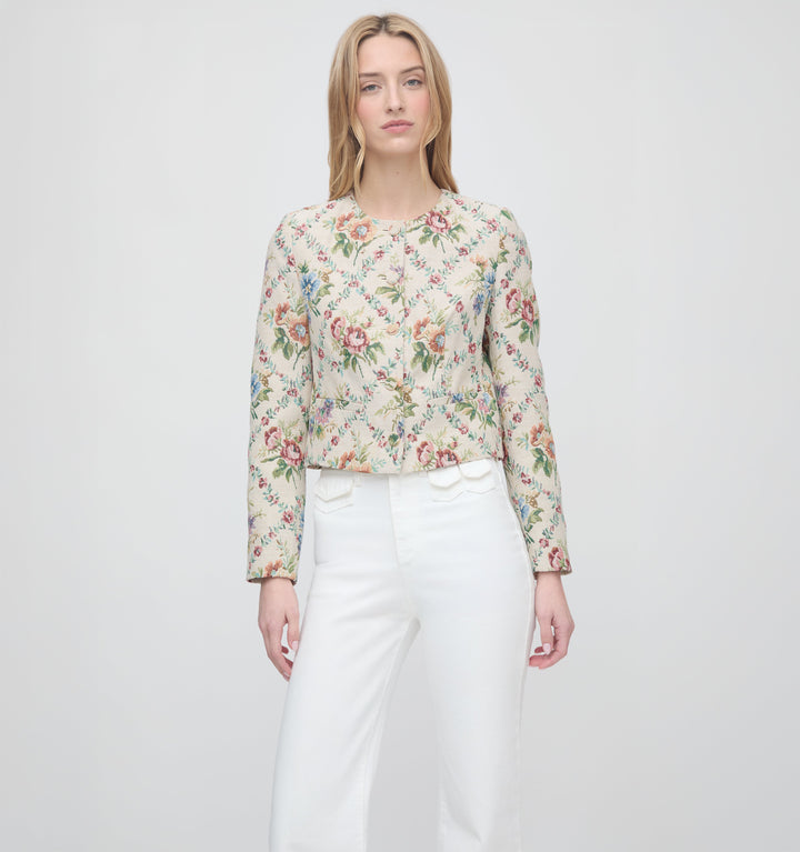The Virginia Jacket - Tapestry Trellis Brocade