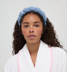 Hill House x Wet Brush Terry Scalloped Headband - Cornflower Ditsy Thistle