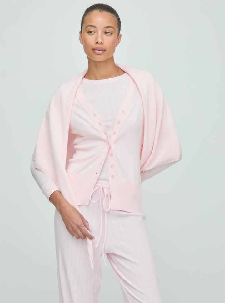 The Cleo Pointelle Set - Light Pink