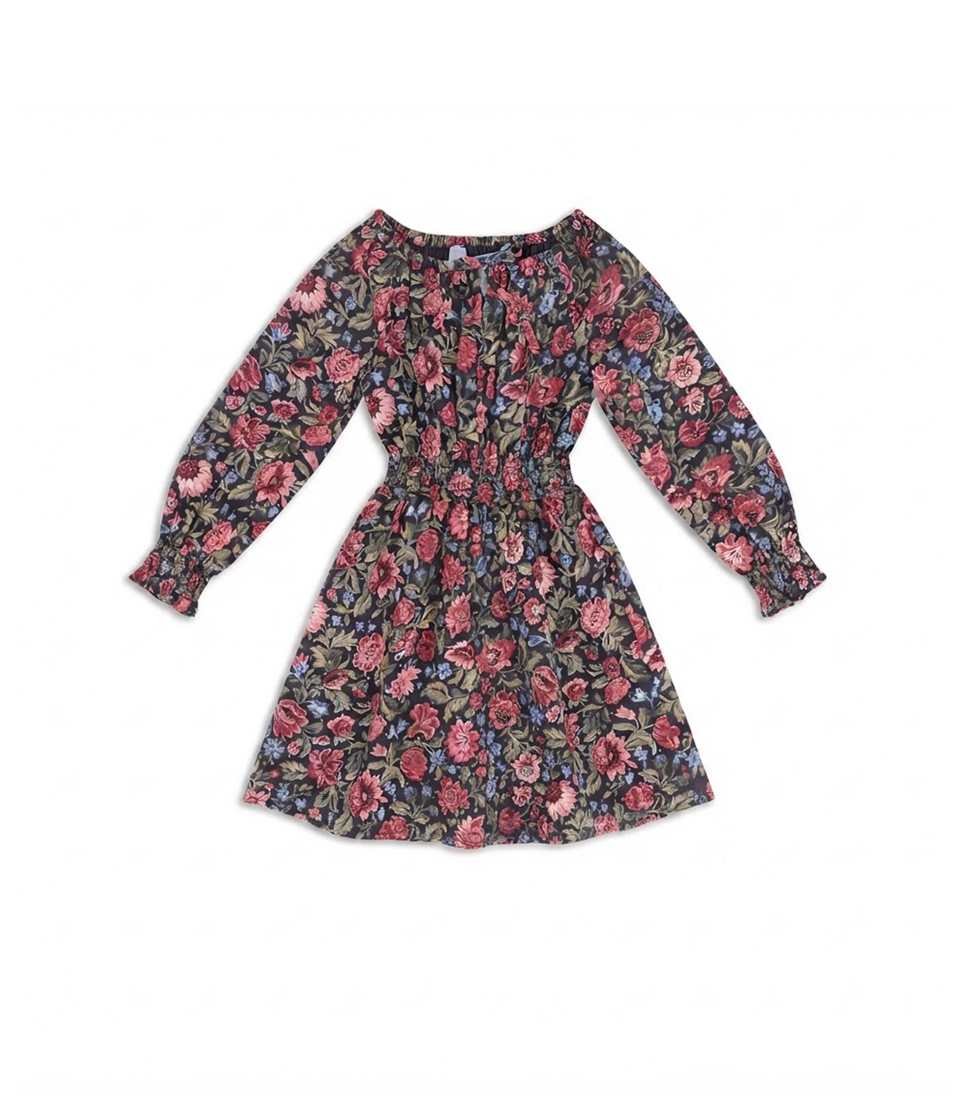 The Tiny Gretta Dress -  Jacobean Sprig