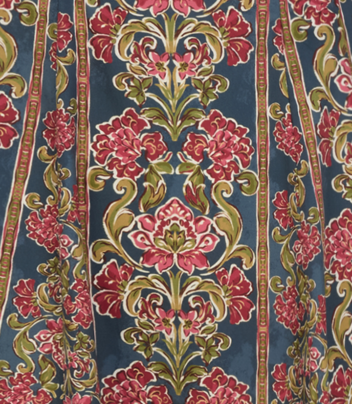 The Holly Dress - Stowell Medallion Stripe