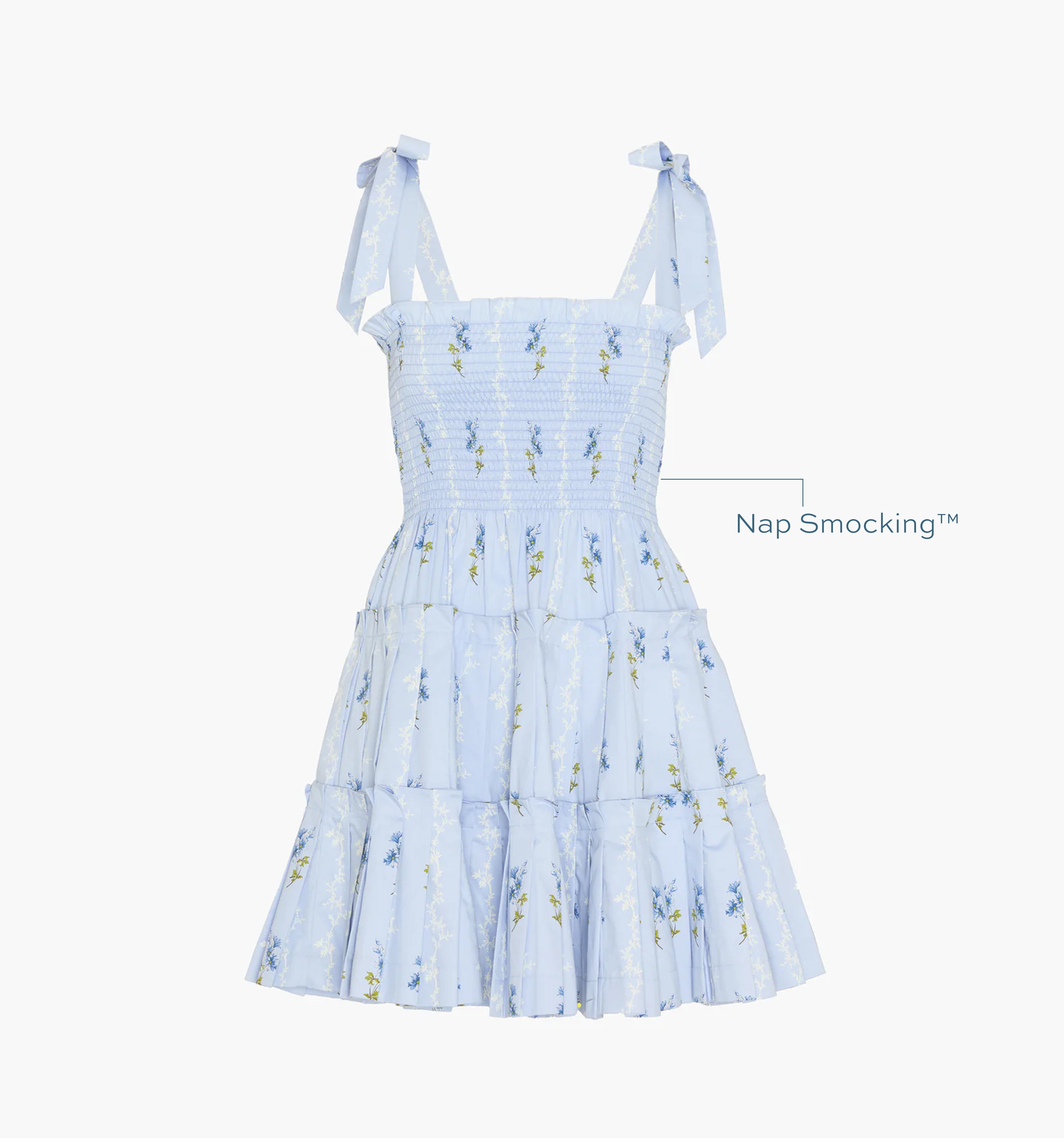 The Ribbon Charlotte Nap Dress - Bluebell Waltz