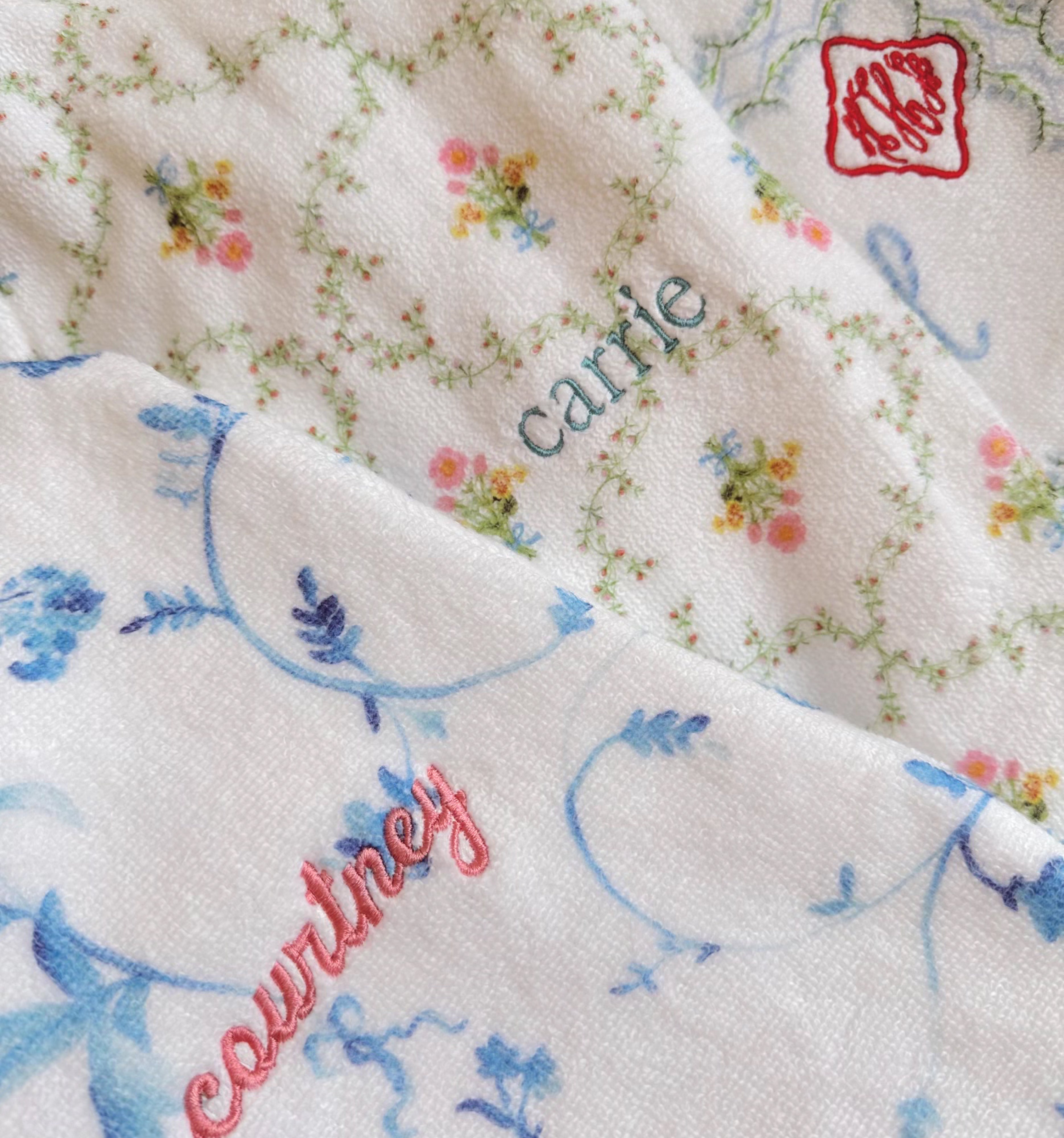 The Hotel Robe - Pastel Trellis