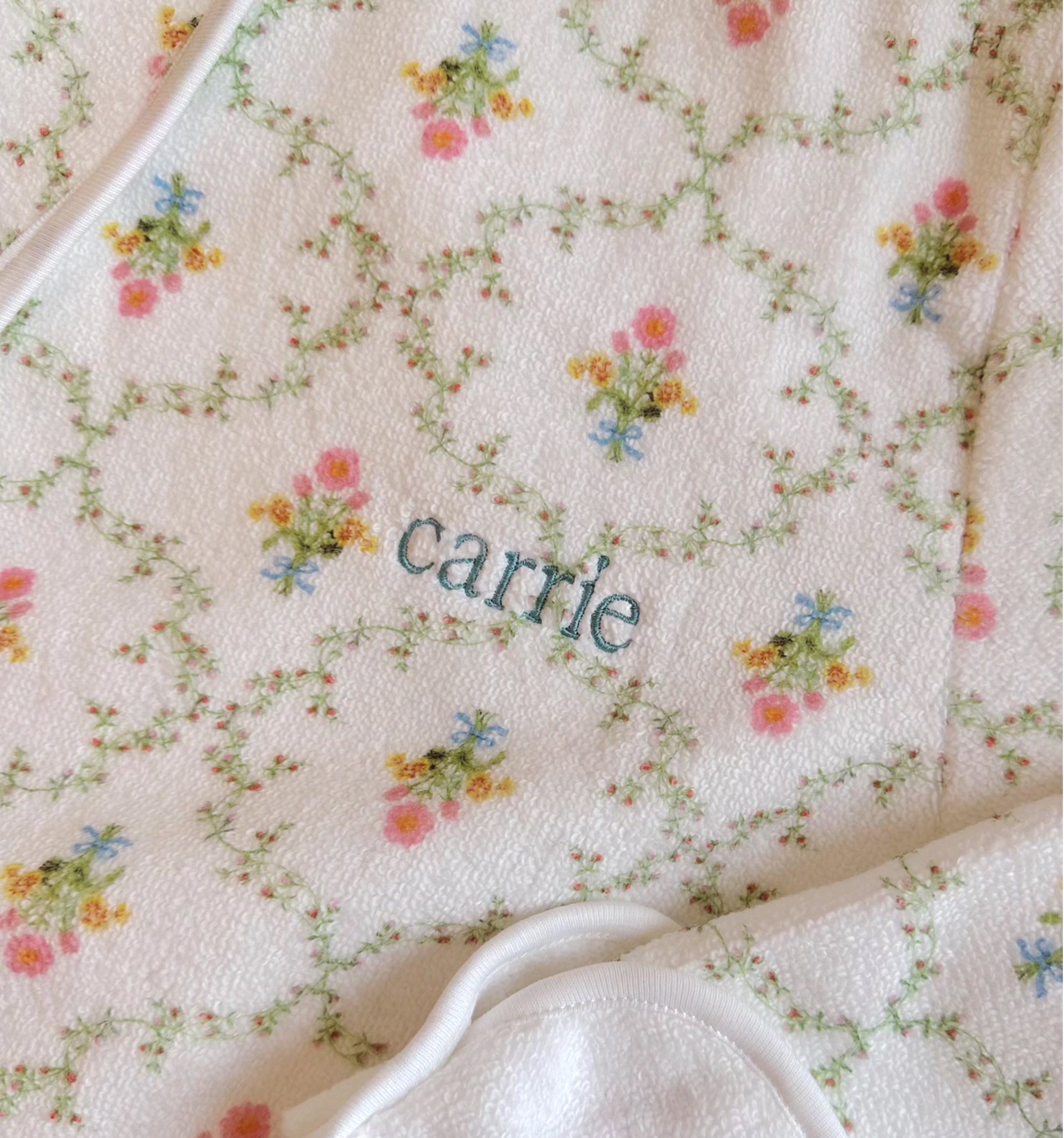The Hotel Robe - Pastel Trellis