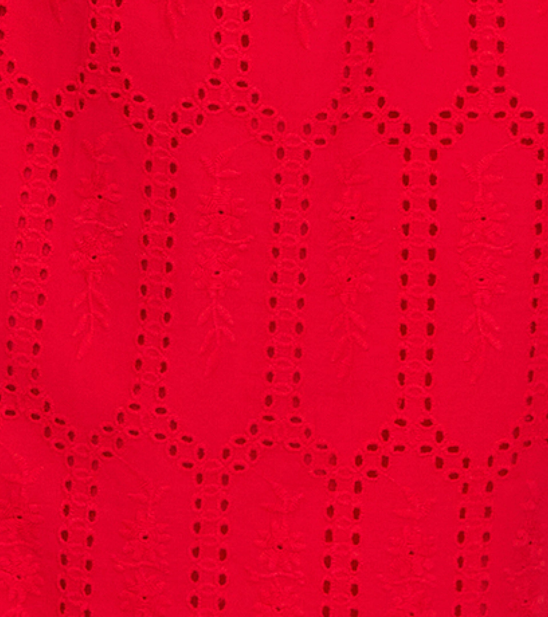The Belle Bow - Cherry Trellis Broderie