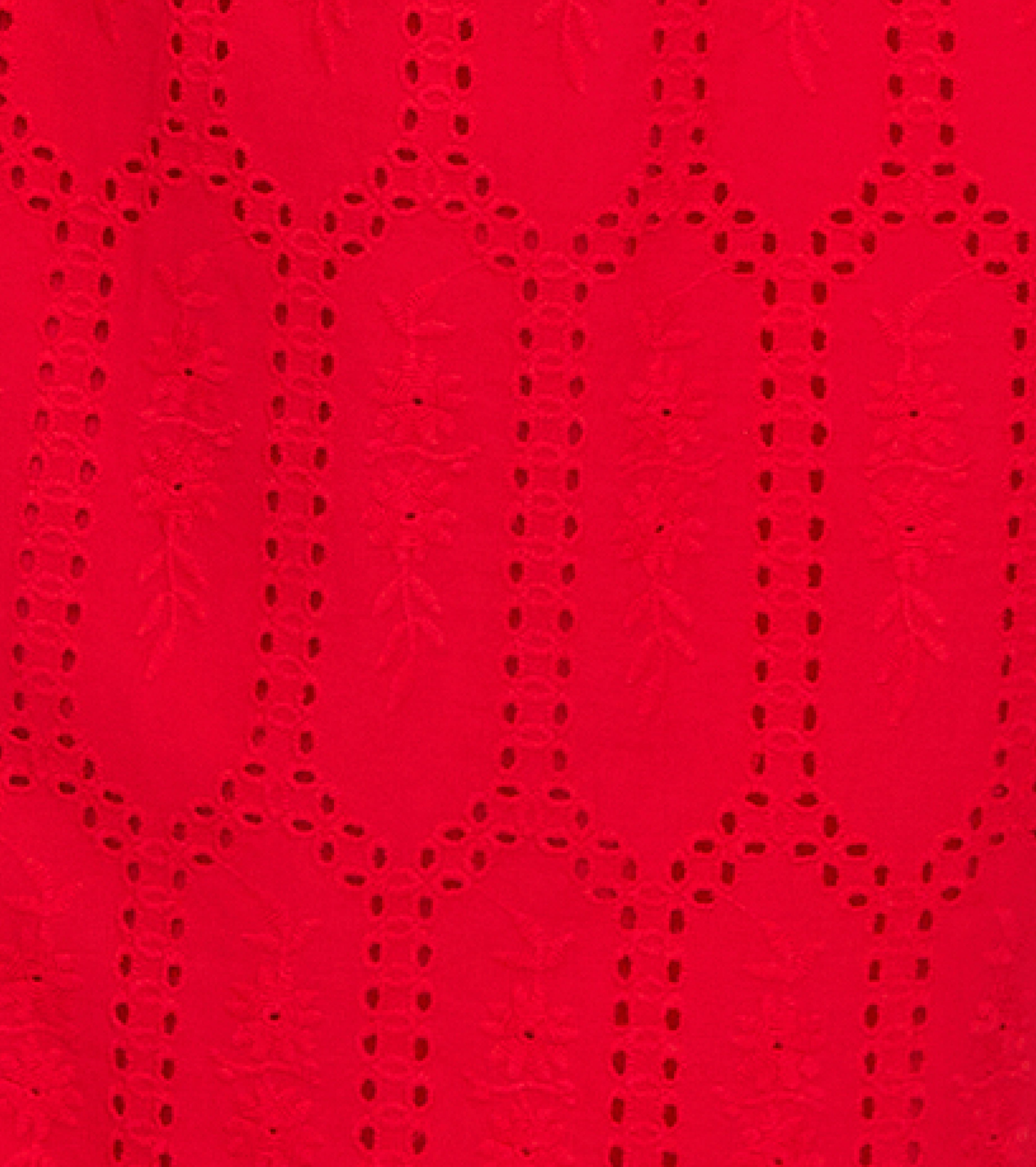 The Belle Bow - Cherry Trellis Broderie