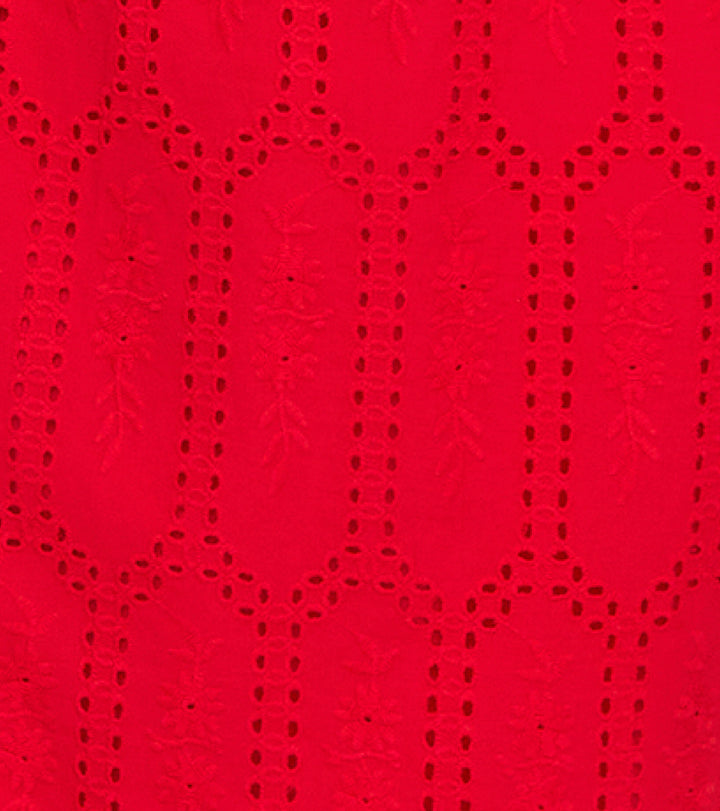 The Belle Bow - Cherry Trellis Broderie