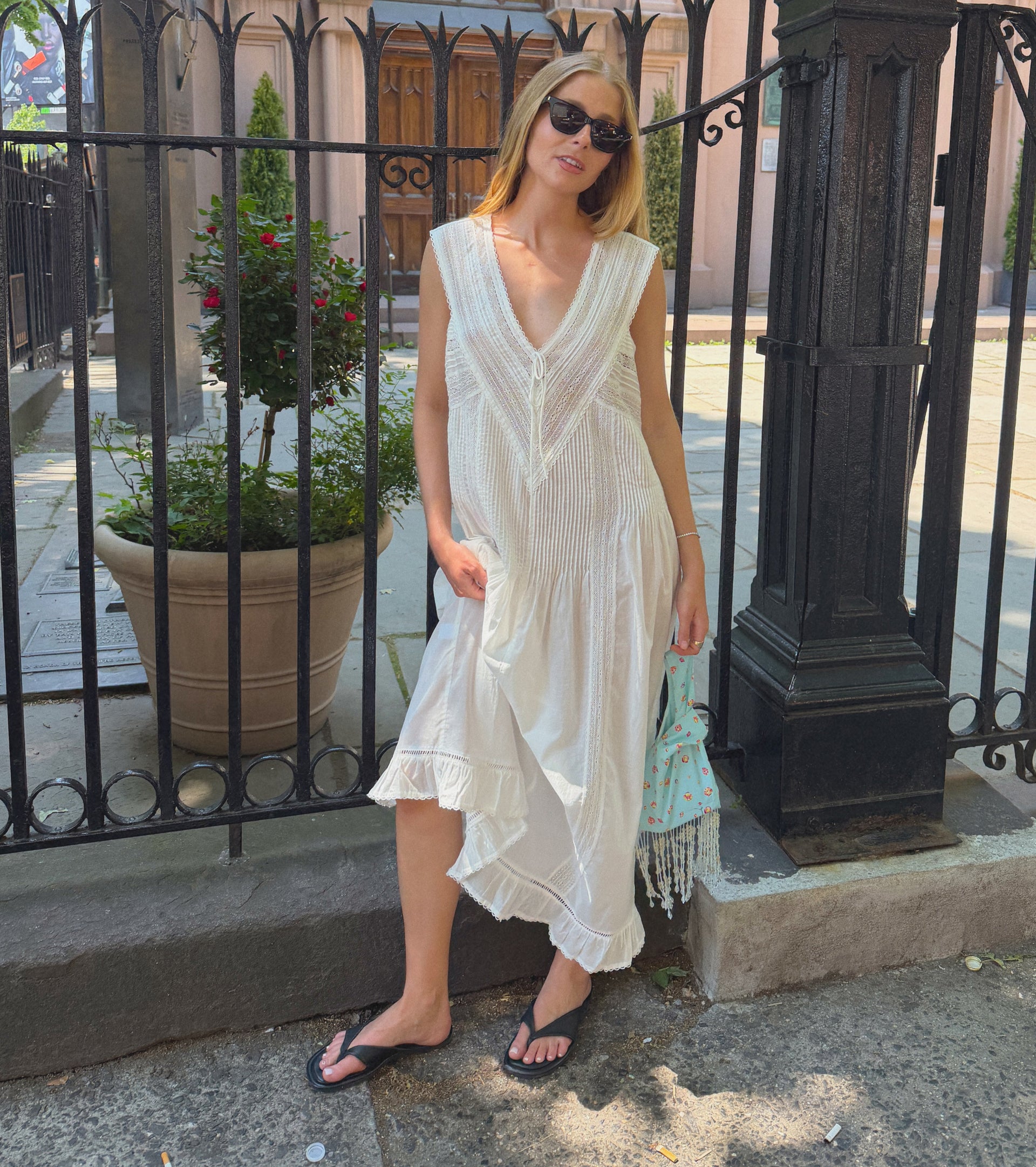 The Lorelai Nightgown - Ivory Washed Voile