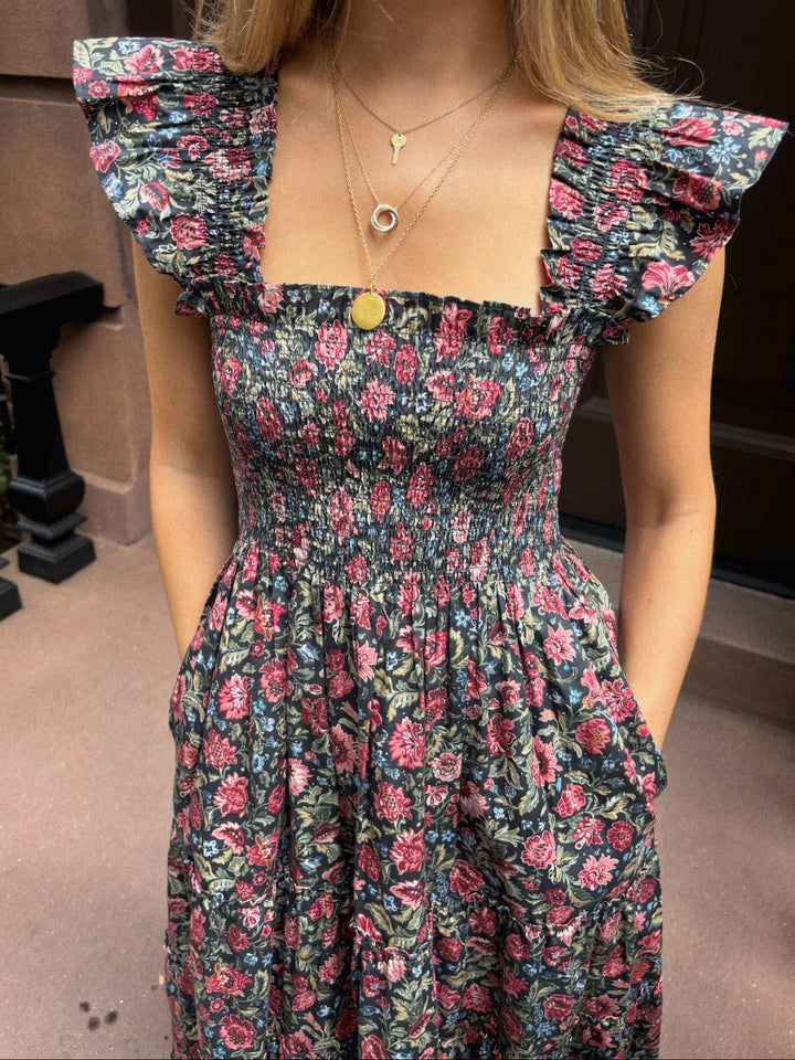 The Ellie Nap Dress -  Jacobean Sprig